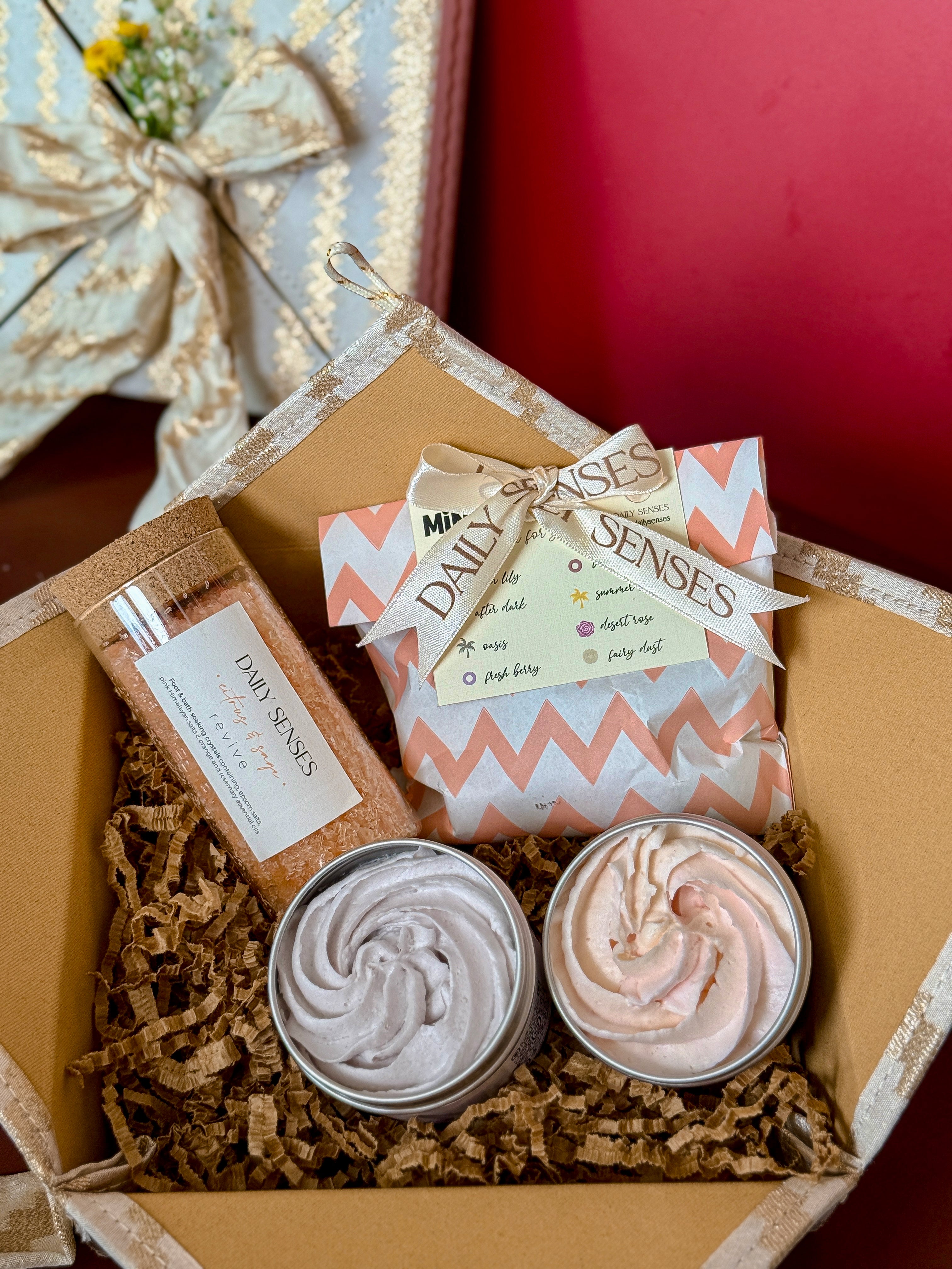Treasure Chest - Coral/ Creme (Scented Solace)