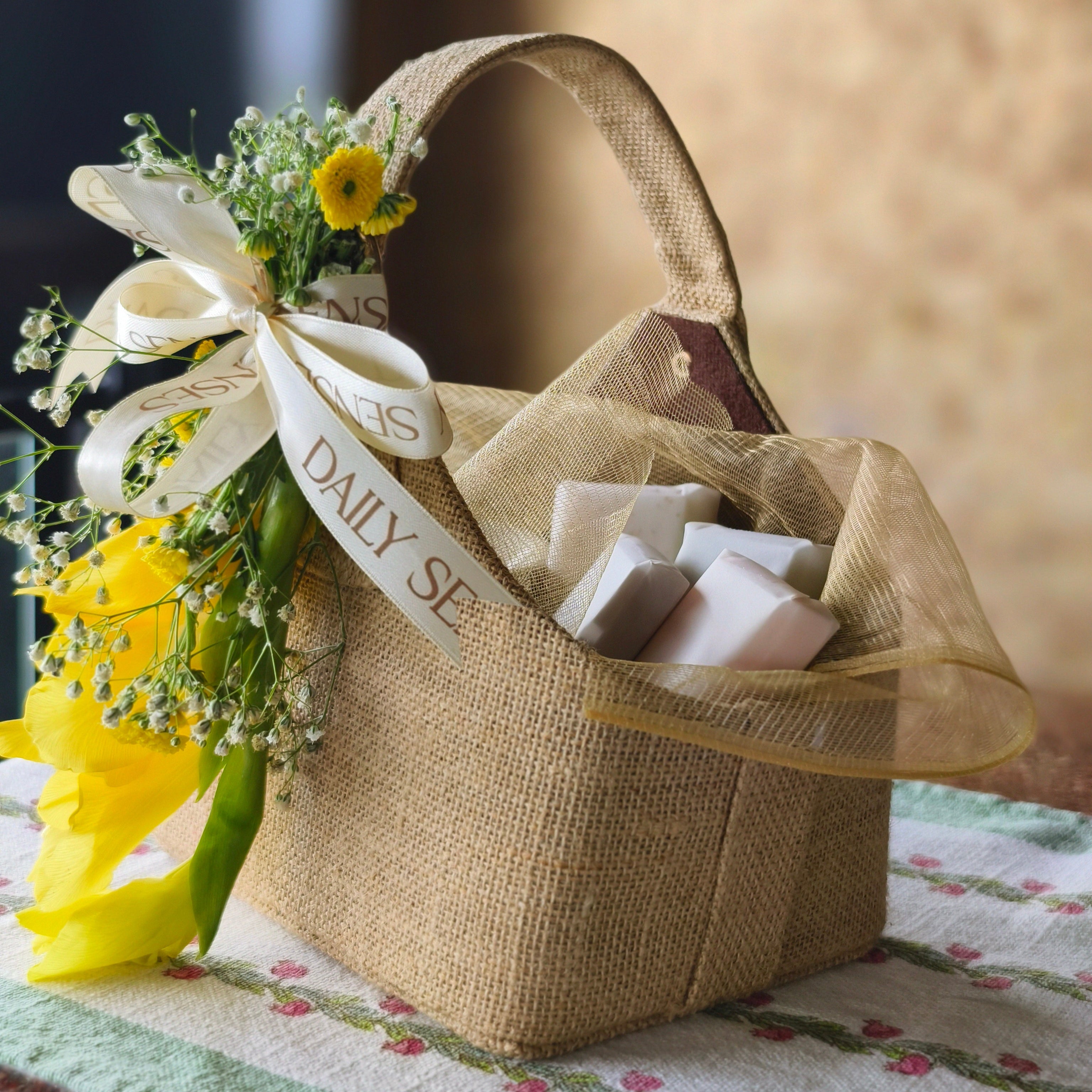 Scented Solace- Jute Gifting Bag