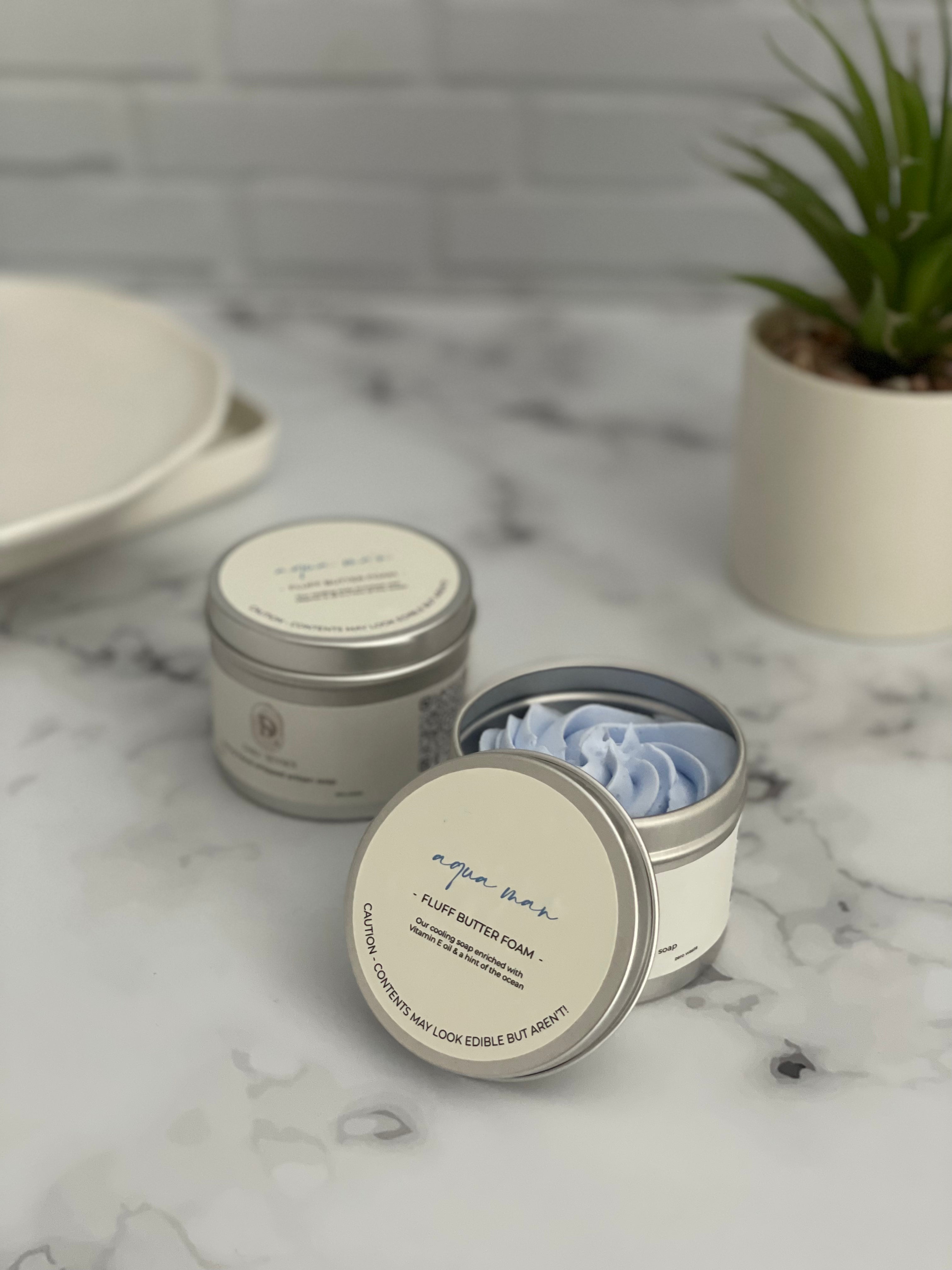 Aqua Man Set – Bars (Pack of 2) + Fluffs (Pack of 2)