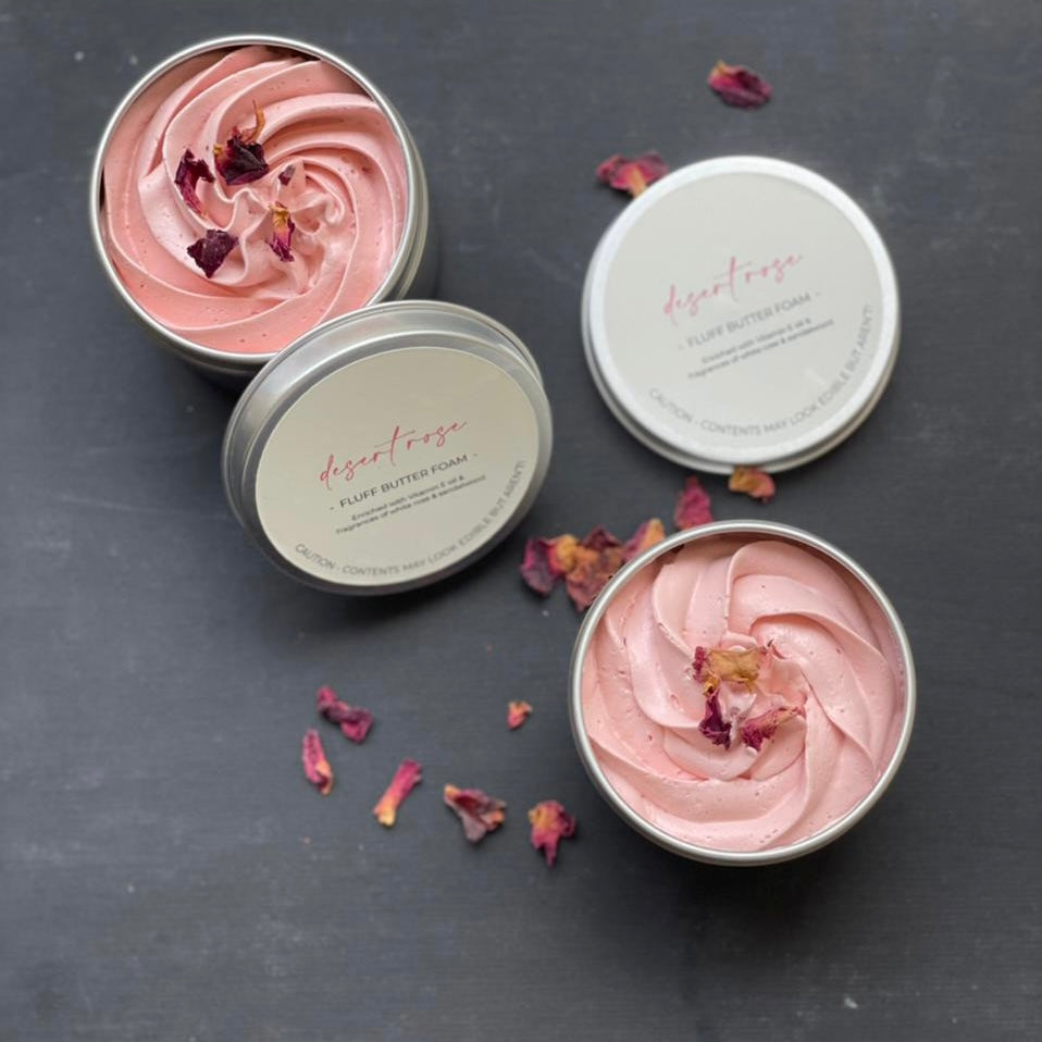 Petite Desert Rose- Fluff Butter Foam (Pack Of 2)