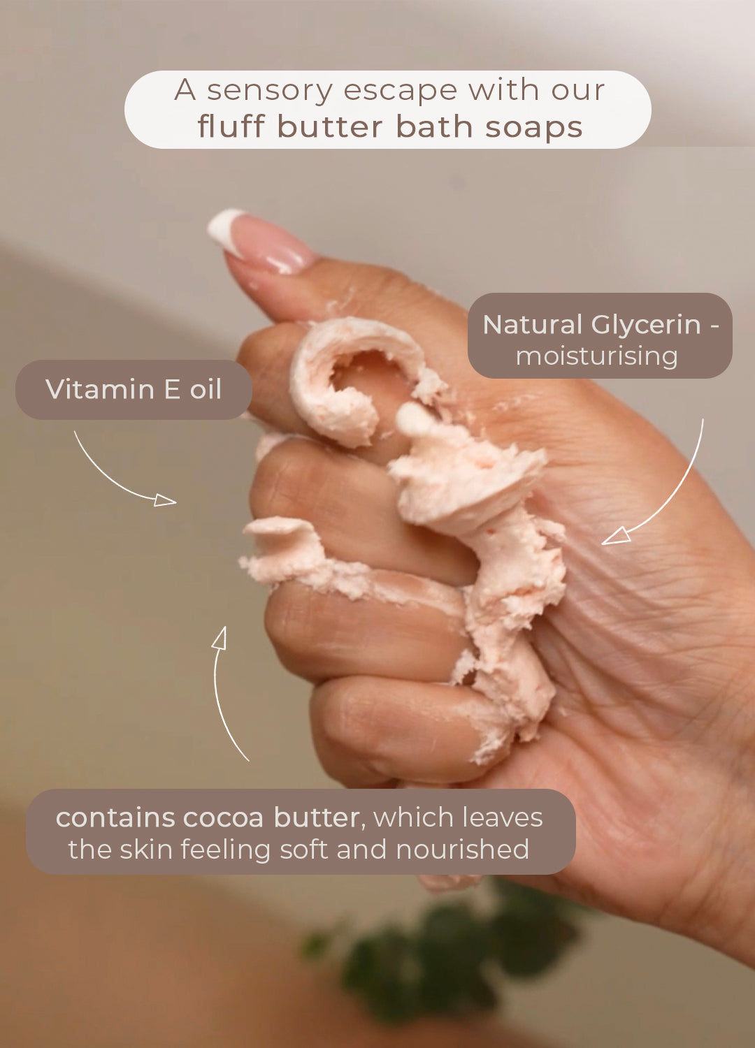 Petite Desert Rose- Fluff Butter Foam (Pack Of 2)