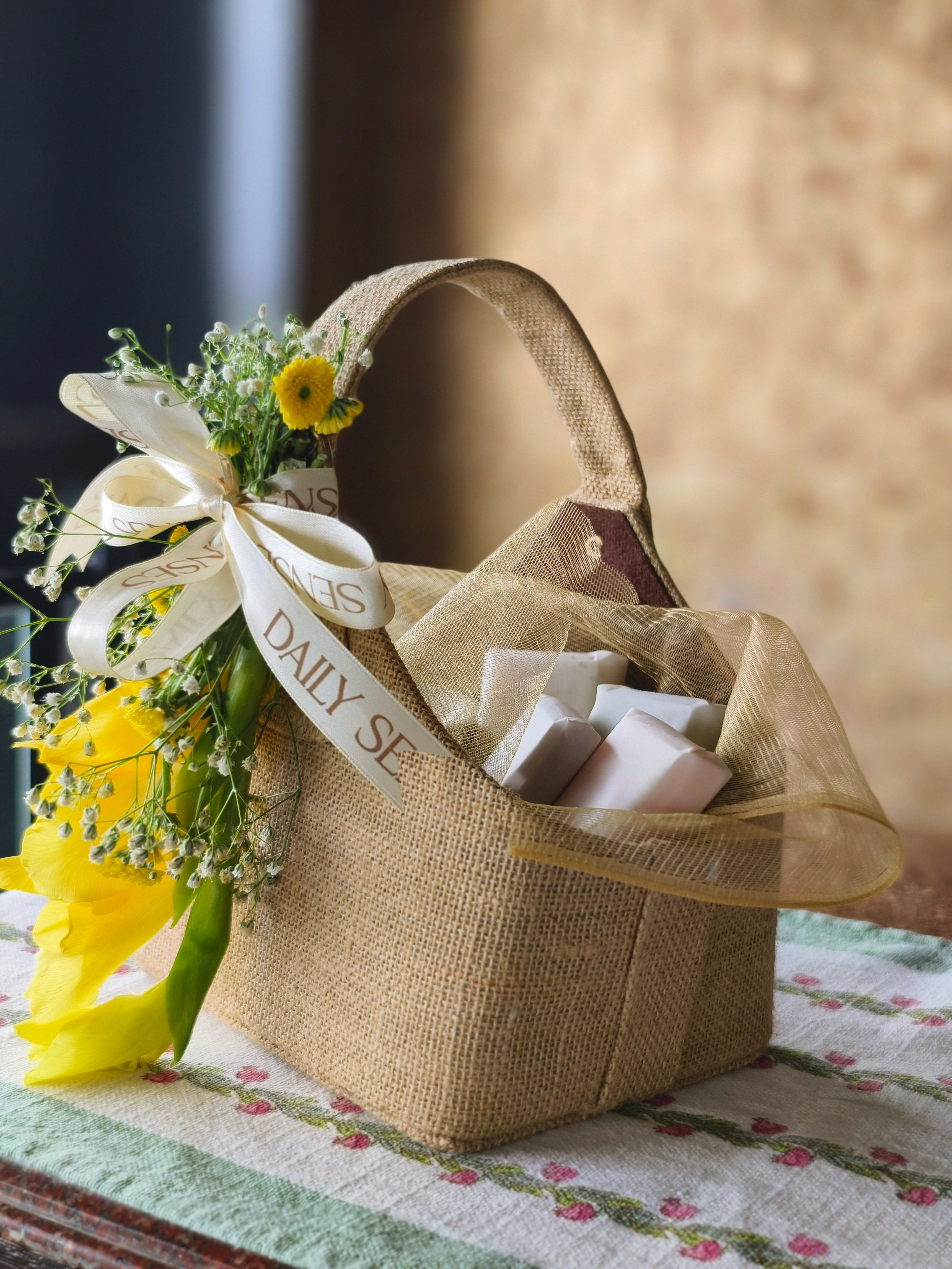 Scented Solace- Jute Gifting Bag