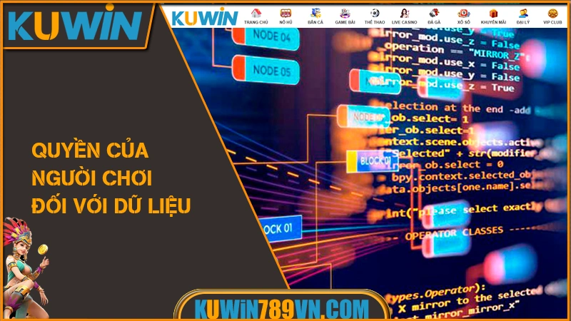 Quyền của người chơi đối với dữ liệu